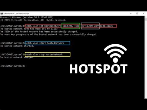 How To Create Hotspot Using Command Prompt On Windows Cmd Youtube