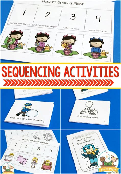 Free Printable Sequencing Activities For Kindergarten