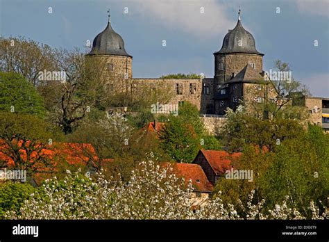 Sababurg Castle Hofgeismar District Of Kassel Hesse Germany The Stock