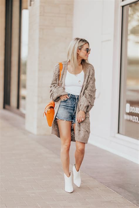Styling A Cardigan With Shorts Chronicles Of Frivolity