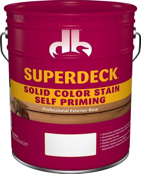 Superdeck Solid Stain Color Chart