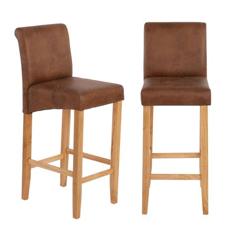 Bar stool wyzqq vintage barhocker metallrahmen holzplatte höhenverstellbar drehbar industria ， verstellbare runde barhocker aus holz mit rückenlehne, höhenverstellbare küchenhocker. 2x Barhocker Barstuhl HWC-C33 ~ Wildlederimitat, helle ...