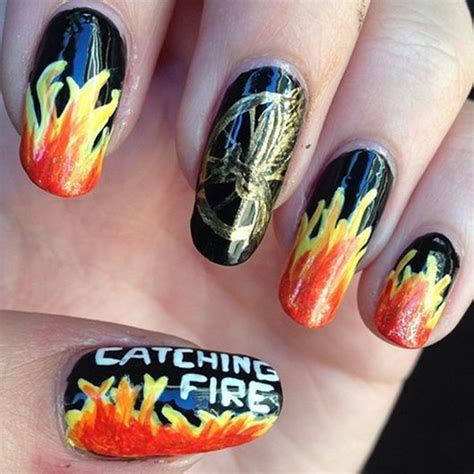 The Best Hunger Games Catching Fire Nail Art Vulture