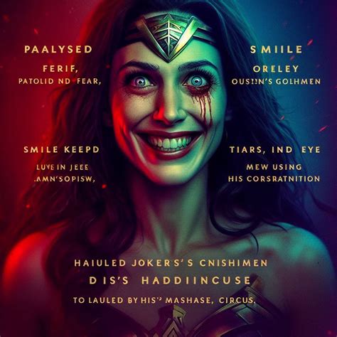 Wonder Woman Jokerized By Surve1shubham On Deviantart