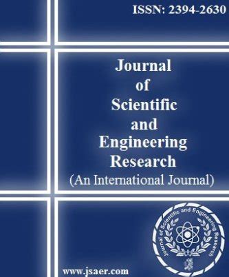 To encourage new research for the industrial applications in engineering and science fields. Volume 4 Issue 2 2017 - Journal of Scientific and ...