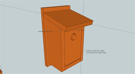 Wood Craft Desain And Project More Northern Cardinal Bird House Plans