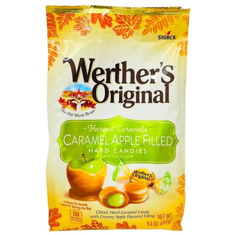 Werthers Original Caramel Apple Hard Filled Candies Candy Funhouse Ca