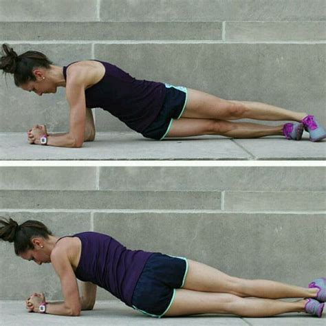 Plank Side To Side Rock Exercise How To Workout Trainer By Skimble