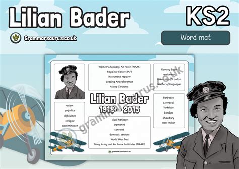Ks2 Word Mat Lilian Bader Grammarsaurus