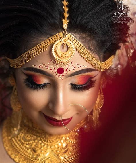 10 Bengali Bridal Kumkum Chandan Designs That Are Khuba Sundara