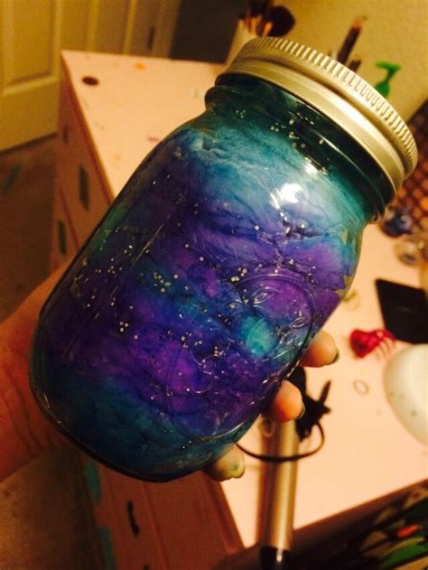 More images for how to make a galaxy jar step by step » Nebula in a jar | Galaxy jar, Galaxy crafts, Diy galaxy jar