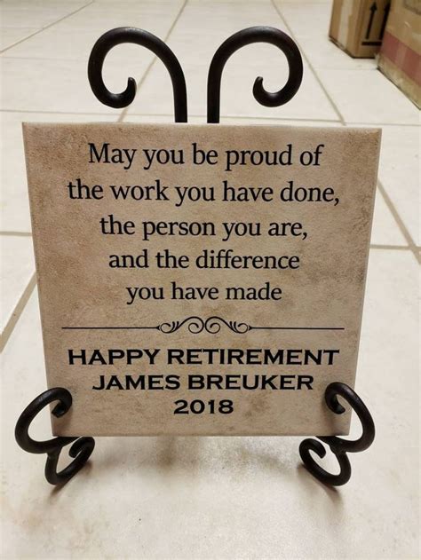These retired business cards are a hilarious gift idea for anyone going into retirement. 6x6 Thin Tile Plaque Retirement Gift D2 Art Decor Boss ...