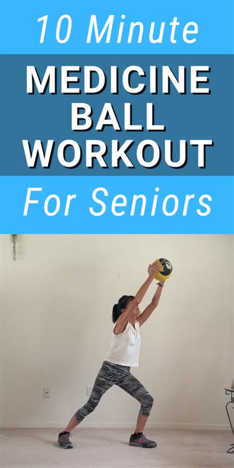 Medicine Ball Workout For Seniors Fitness With Cindy