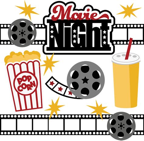 Movie Rental Clipart Movie Night Clip Art Popcorn Clipart Clipartix