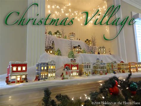 Custom christmas village display services | etsy. Holidays at the Harris Home: Christmas Village Display