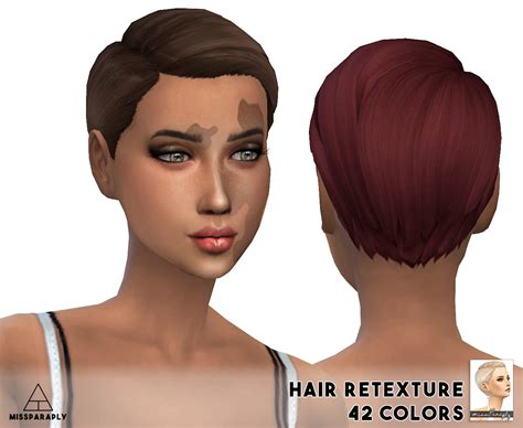 Missparaply Ts4 Hair Retextures Ea Clay Maxis Match Sims 4 Cc