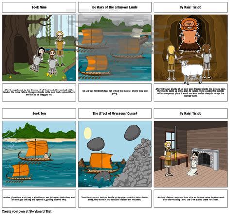 The Odyssey Book 9 And 10 Storyboard By D8cc7164