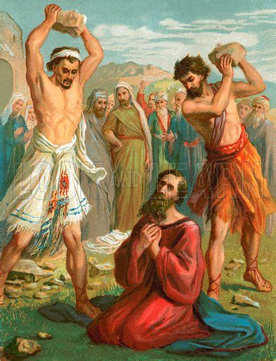 The Stoning Of Stephen Stock Image Look And Learn