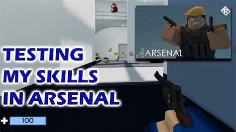 I Took My Skills To Roblox Arsenal For The First Time Roblox Arsenal