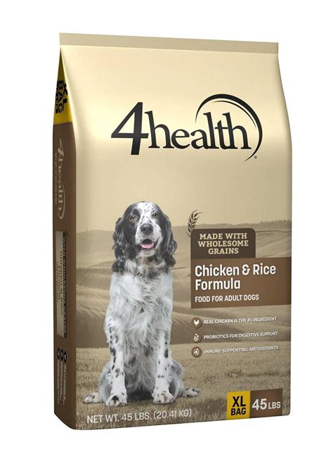 4health 9691 Wholesome Grains Chicken And Rice Formula Dry Dog Food