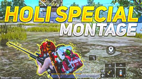 Holi Special Montage Pubg Lite Montage Oneplus R T T