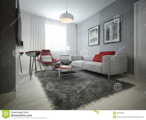 Living Room Modern Style Stock Photo Image Of Fabric 46213996