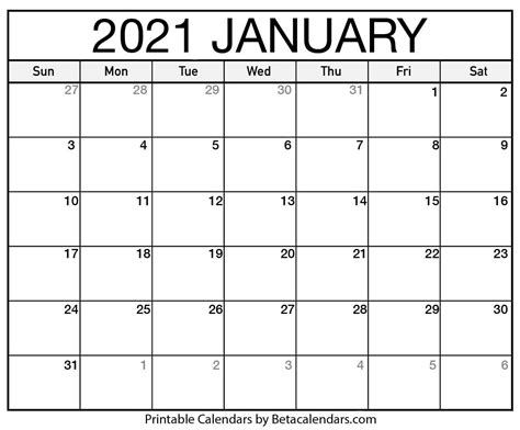 Get Fill In Calendar 2021 Best Calendar Example