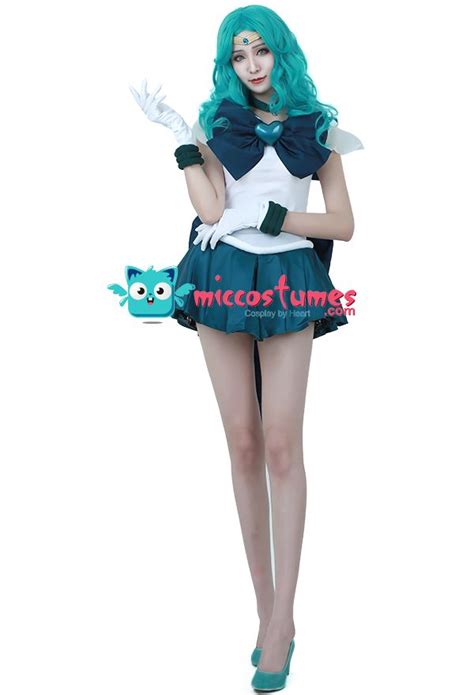 Sailor Moon Kaiou Michiru Sailor Neptune Cosplay Costume Supers Version Sales At