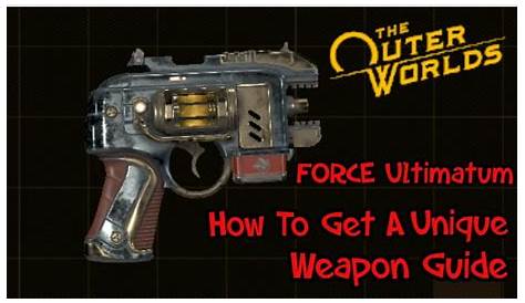 force pistol schematics outer worlds