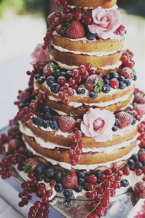 Obst Deko Zur Hochzeit Hochzeitstorten Ideen Berry Wedding Cake