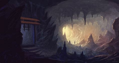 Old Cave By Mirojohannes On Deviantart Environment Concept Art Art