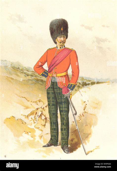 British Army Uniforms The 21st Royal Scots Fusiliers Regiment 1890