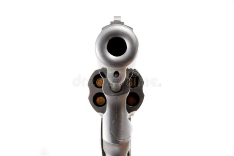 Barrel Of A Gun Stock Photo Image Of Slide Silver Bullet 8271354