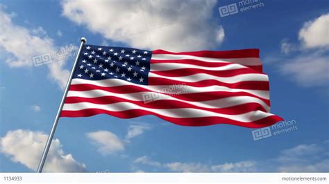 The flag of the united states of america was adopted on 14 june 1777, less than a year after the country in reality, the flag of the united states has never evolved in its design and colours, which. USA Flag Waving Against Time-lapse Clouds Background Stock ...