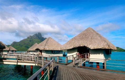 Overwater Bungalow Le Meridien Bora Bora Paradise Overwater Bungalows