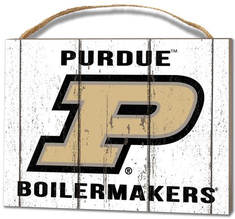 Purdue Boilermakers Small Plaque - Weathered Logo | Purdue boilermakers, Boilermakers, Purdue