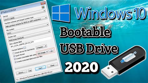 How To Make A Windows 10 Bootable Usb Flash Drive 2020 Youtube