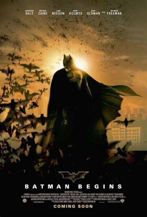 The Batman Begins Original Movie Poster Batmanjulllb