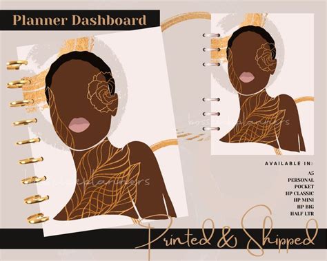 African American Line Art Lovelies Planner Dashboards African Women Inspired Line Art For