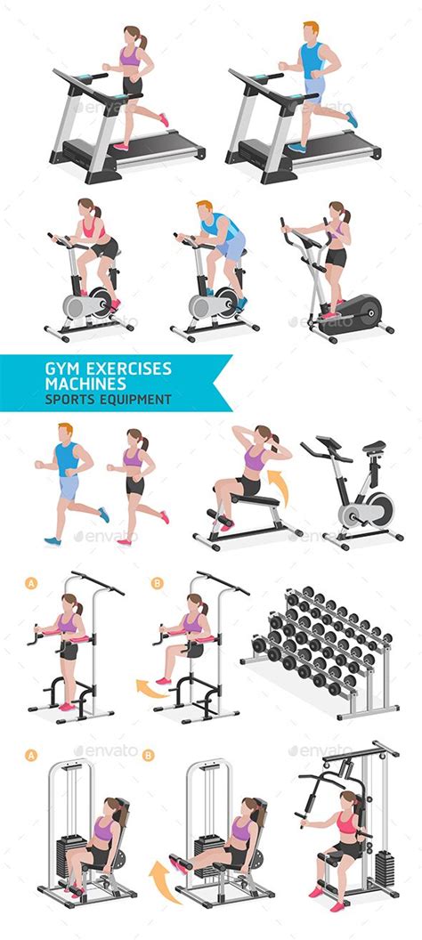 Gym Exercises Machines Sports Equipment | Gym workouts machines, Workout machines, No equipment ...