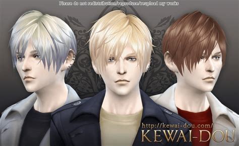 3kan4on Male Hair By Mia At Kewai Dou Sims 4 Updates