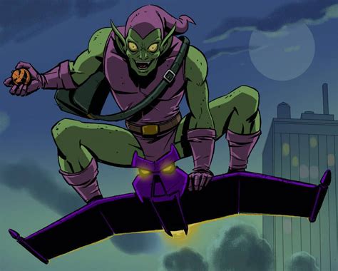 Spider Man The Animated Series Green Goblin By Stalnososkoviy Green
