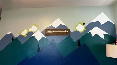 How To Paint A Mountain Mural Hometalk