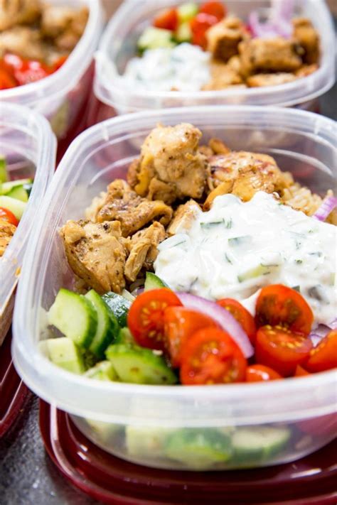 Greek Chicken Bowls Meal Prep Easy Easy Peasy Meals