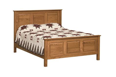 Amish High Panel Bed From Dutchcrafters Amish Furniture