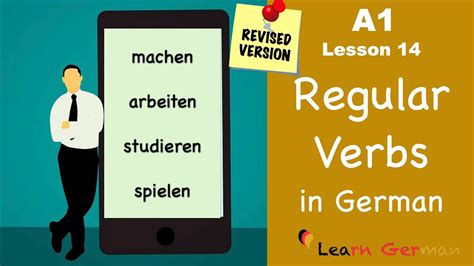 A1 Lesson 14 Regelmäßige Verben Regular Verbs In German Learn