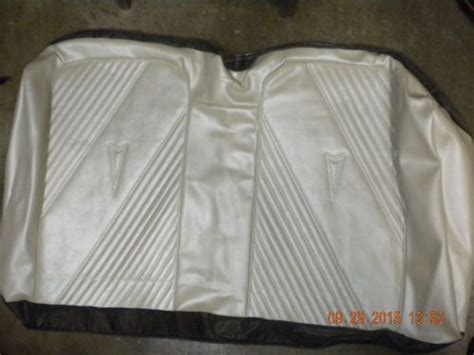 Sell 1965 Gto New Upper Convertible Rear Seat Cover Parchment 65