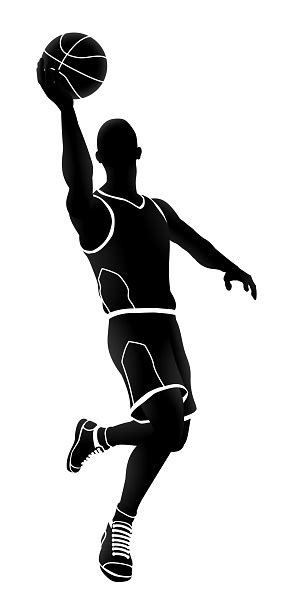 Silhouette Basketball Player Stock Illustration Download Image Now