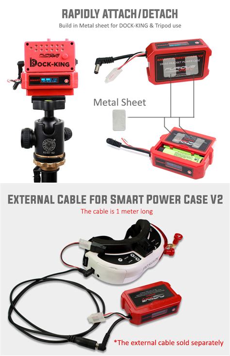 Powering your fpv goggles, ground station and other fpv systems, the furious fpv smart cable unlocks new potential FuriousFPV Smart Power Case V2 8V Constant Output With ...