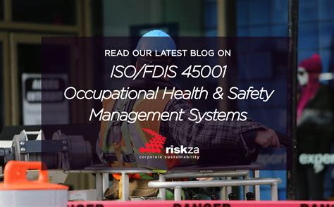 Welcome To The New Iso Fdis Occupational Health And Safety Management System Standard